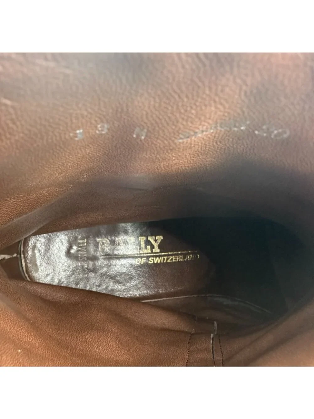 Bally Lexus Parawet Men Size 13M Dark Brown Leather Side Zip Ankle Boot